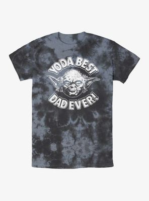Star Wars Yoda Best Dad Ever Tie-Dye T-Shirt