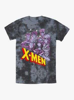 Marvel X-Men Vintage Team Tie-Dye T-Shirt