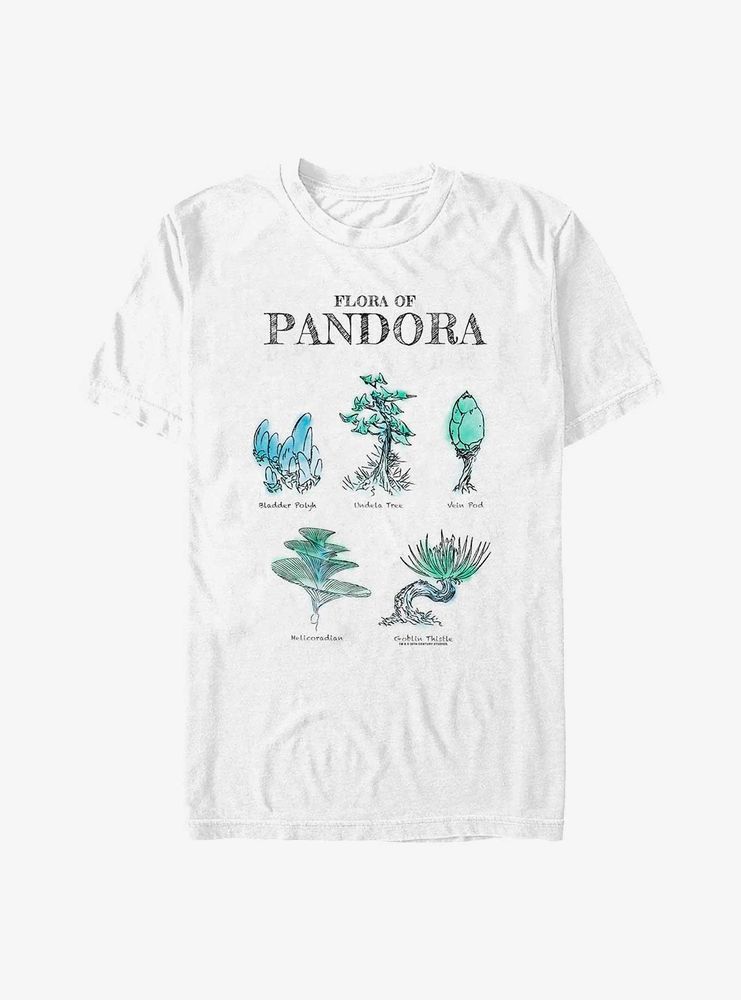 Avatar Pandora Flora Sketches T-Shirt