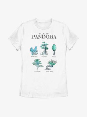 Avatar Pandora Flora Sketches Womens T-Shirt
