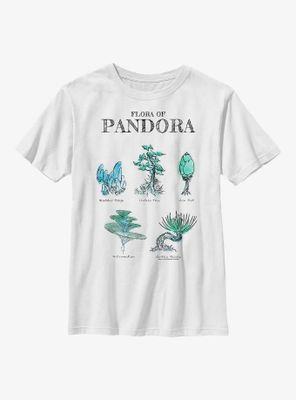 Avatar Pandora Flora Sketches Youth T-Shirt