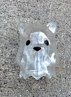 Jumbo Ghost Bear Head Clear Vinyl Figure