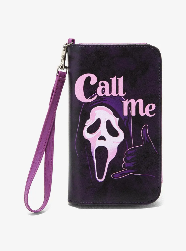 Scream Ghost Face Call Me Tech Wallet