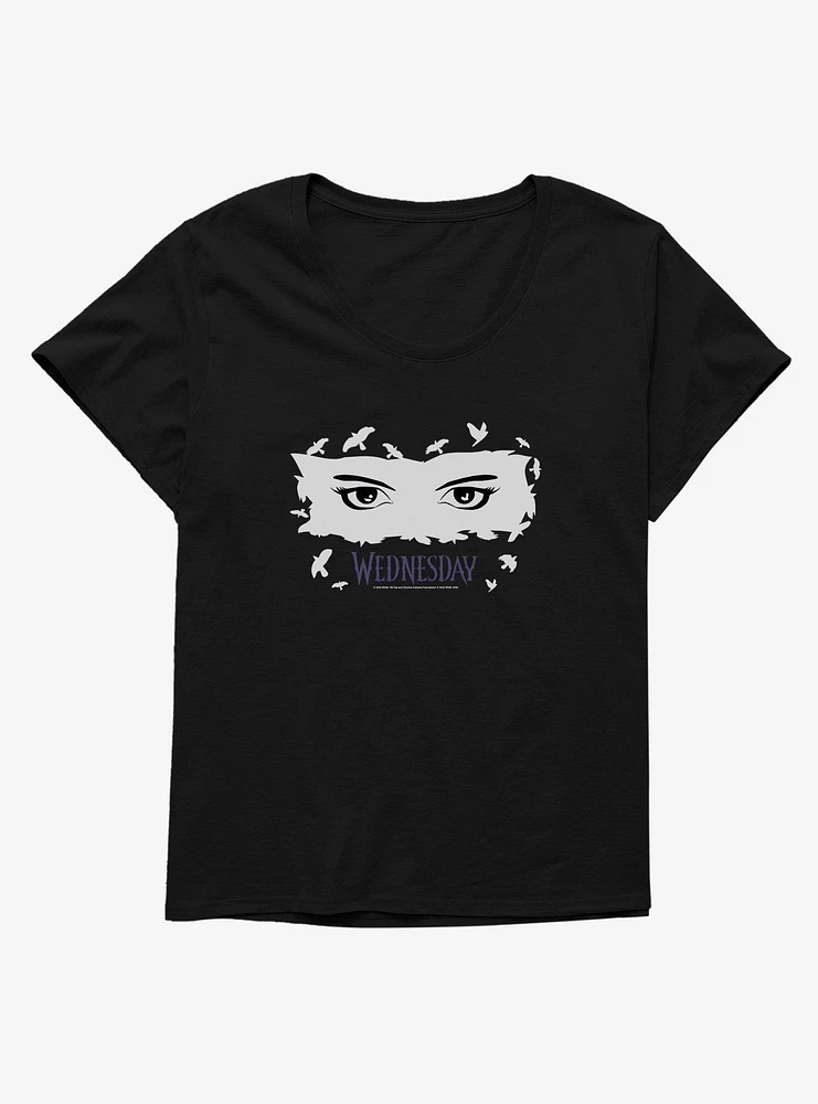 Wednesday Eyes Girls T-Shirt Plus