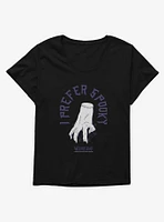 Wednesday I Prefer Spooky Girls T-Shirt Plus