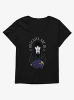 Wednesday Outcasts Are Girls T-Shirt Plus
