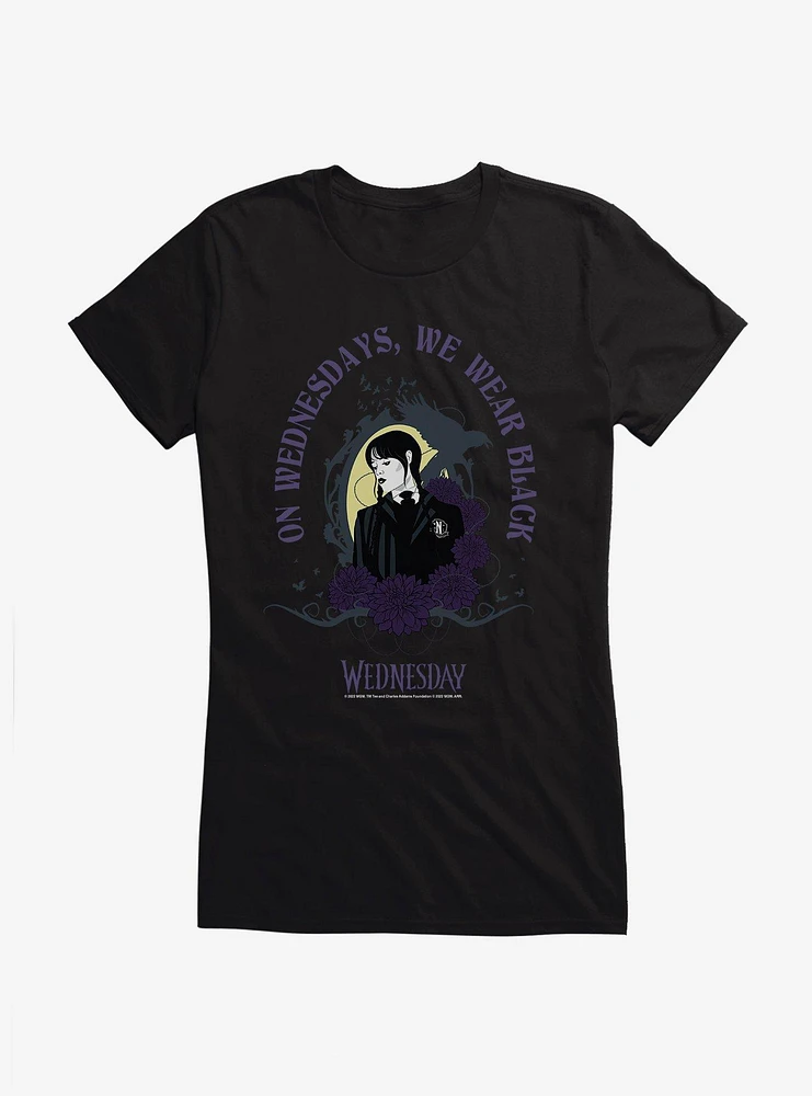 Wednesday On Wednesday's, We Wear Black Girls T-Shirt