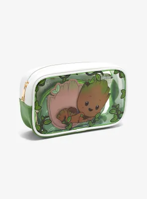 Marvel I Am Groot Chibi Groot Cosmetic Bag Set - BoxLunch Exclusive