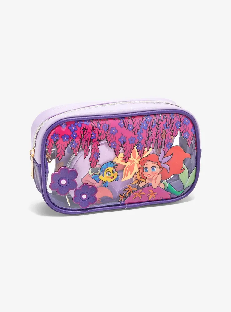 Boxlunch Disney The Little Mermaid Ariel Floral Cosmetic Bag Set - BoxLunch  Exclusive