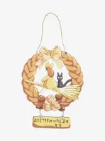 Studio Ghibli Kiki's Delivery Service Kiki & Jiji Wreath Hanging Wall Sign - BoxLunch Exclusive