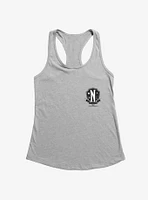 Wednesday Nevermore Academy Crest Girls Tank