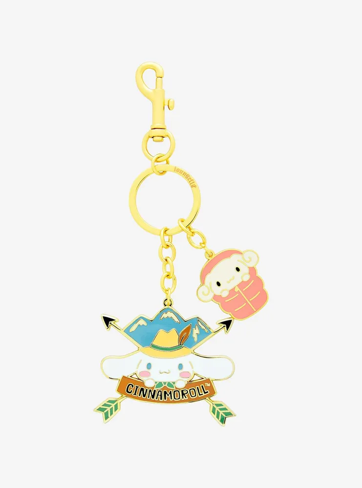 Loungefly Sanrio Cinnamoroll Camping Characters Multi-Charm Keychain - BoxLunch Exclusive