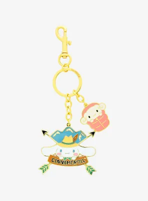Loungefly Sanrio Cinnamoroll Camping Characters Multi-Charm Keychain - BoxLunch Exclusive