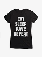 Fatboy Slim Eat Sleep Rave Repeat Girls T-Shirt