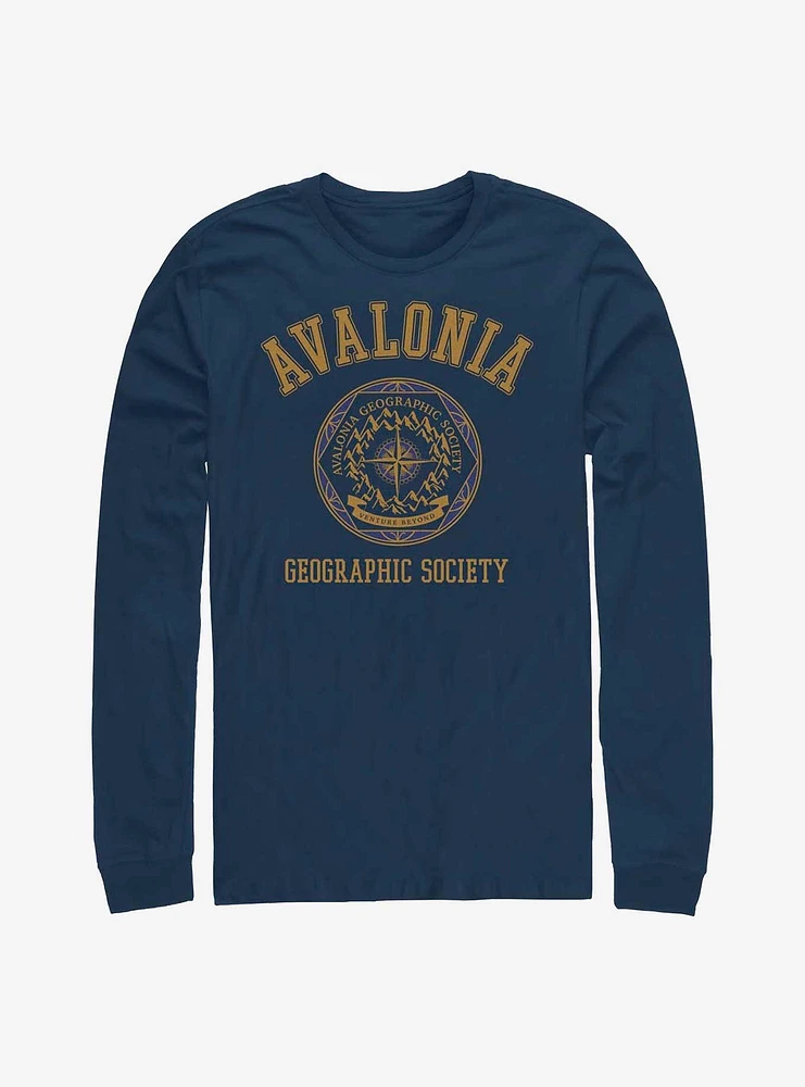 Disney Strange World Avalonia Geographic Society Long-Sleeve T-Shirt