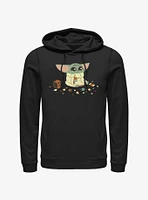 Star Wars The Mandalorian Grogu Eating Candies Hoodie