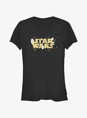 Star Wars The Mandalorian Haunted Logo Girls T-Shirt