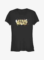 Star Wars The Mandalorian Haunted Logo Girls T-Shirt