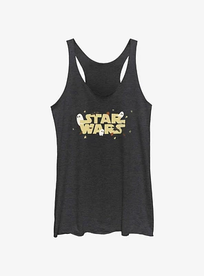 Star Wars The Mandalorian Haunted Logo Girls Tank