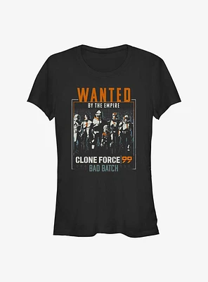 Star Wars: The Bad Batch Wanted Clones Girls T-Shirt