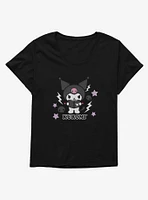 Kuromi Halloween Spells Girls T-Shirt Plus