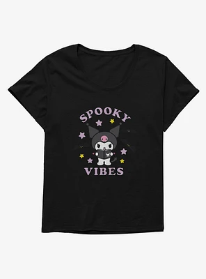 Kuromi Halloween Spooky Vibes Girls T-Shirt Plus