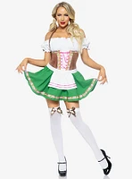Gretchen Costume Dress with Trim & Stockings Bows