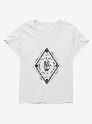 The School For Good And Evil Back Off Womens T-Shirt Plus