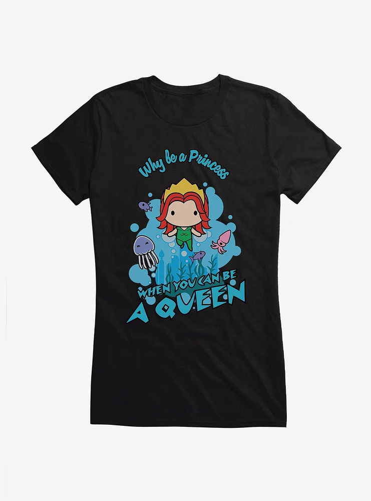 DC Comics Aquaman Chibi Queen Mera Girls T-Shirt