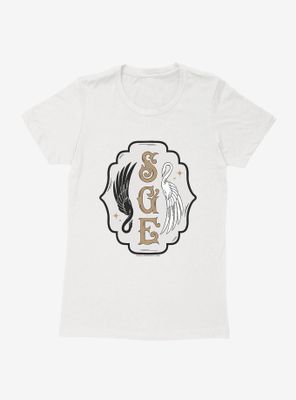 The School For Good And Evil Swan Logo Womens T-Shirt