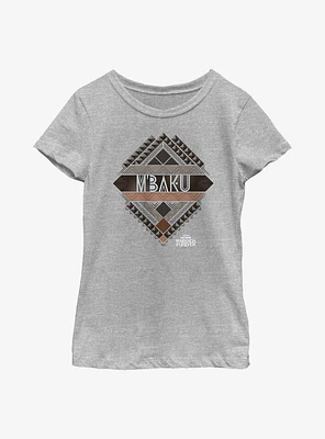 Marvel Black Panther: Wakanda Forever M'Baku Crest Youth Girls T-Shirt