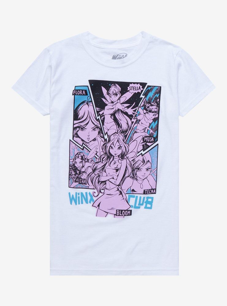 Winx Club Comic Book Panel Girls T-Shirt