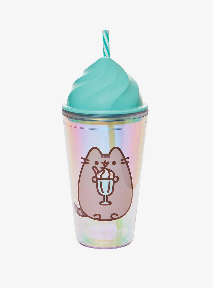 Pusheen Whipped Sweet Tumbler with Straw