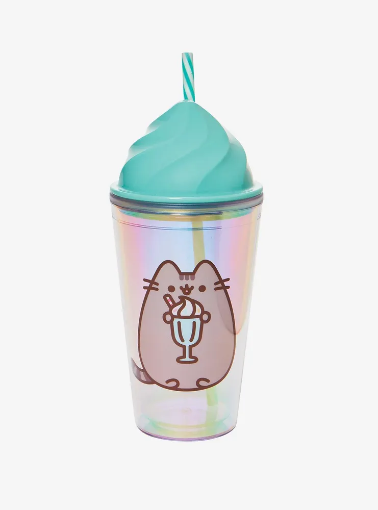 Pusheen Whipped Sweet Tumbler with Straw