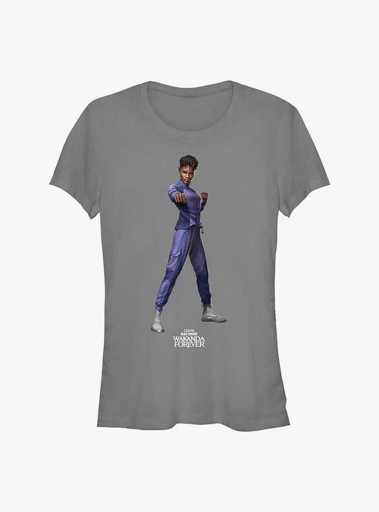 Marvel Black Panther: Wakanda Forever Shuri Action Pose Girls T-Shirt