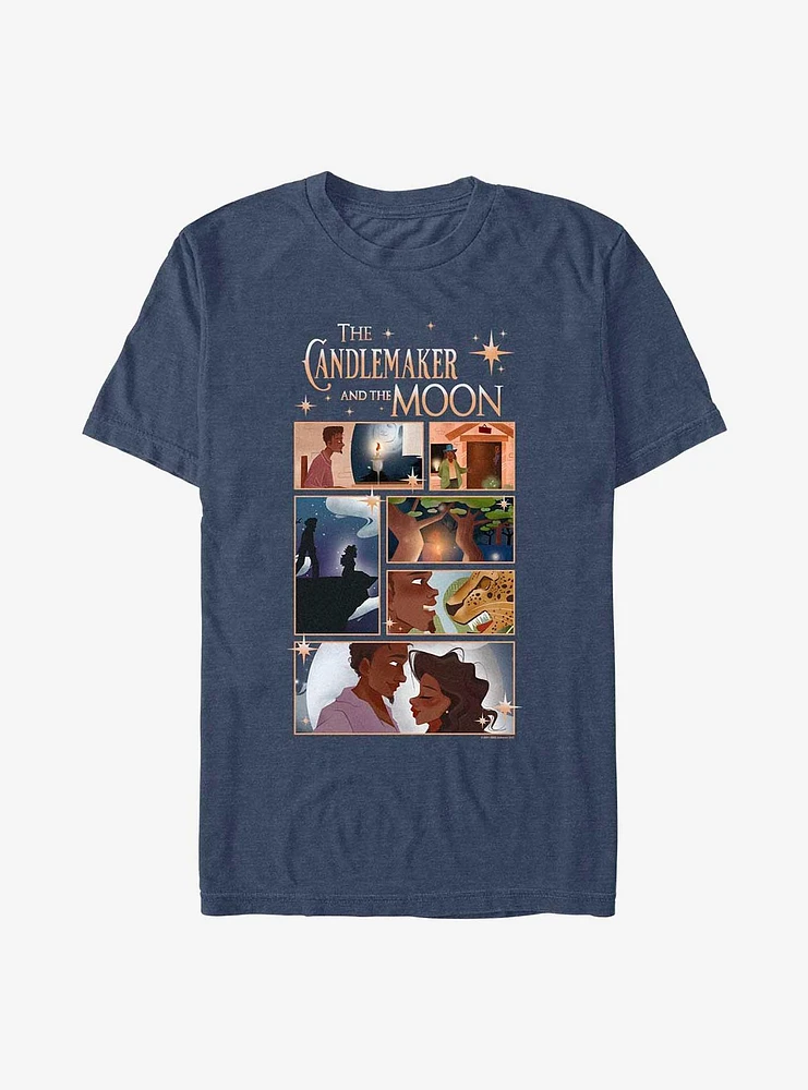 Anboran the Candlemaker and Moon Collage T-Shirt