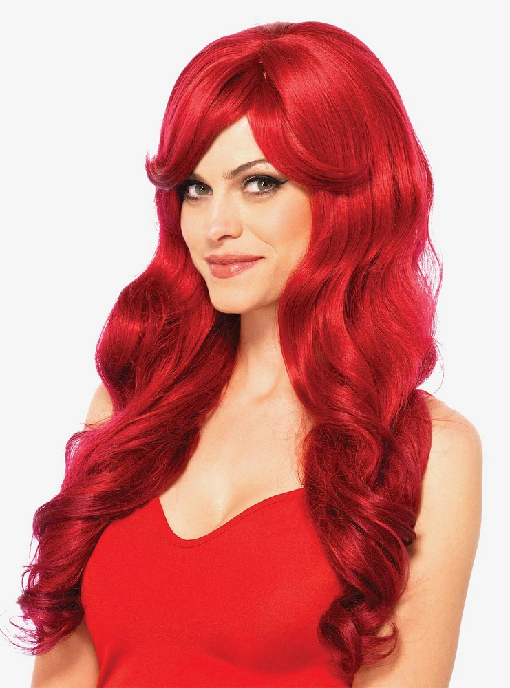 Long Wavy Wig With Adjustable Strap