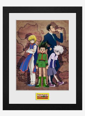 Hunter x Hunter Map Framed Poster