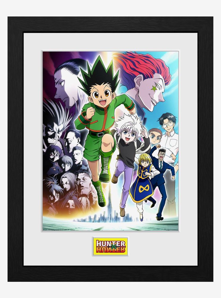 Hunter x Hunter Running Framed Poster