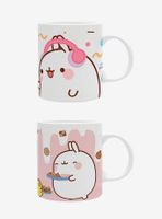 Molang Music and Milk & Cookies Mug Set