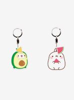 Molang Watermelon and Avocado Keychain Bundle