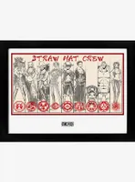 One Piece Straw Hat Crew Framed Poster