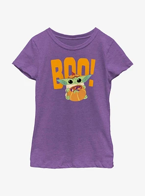 Star Wars The Mandalorian Child Boo Youth Girls T-Shirt