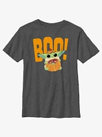 Star Wars The Mandalorian Child Boo Youth T-Shirt