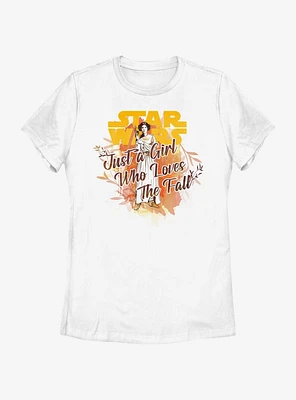 Star Wars Fall Leia Womens T-Shirt