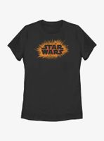 Star Wars Halloween Logo Womens T-Shirt