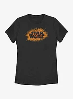 Star Wars Halloween Logo Womens T-Shirt