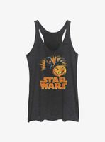 Star Wars Darth Vader Pumpkin Womens Tank Top