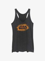 Star Wars Halloween Logo Womens Tank Top