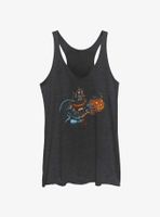 Star Wars Spooky Darth Vader Womens Tank Top